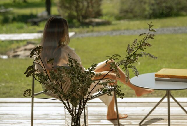 Urlaub Rhön: DZ Gartenblick im Naturhotel Sturm Bayern