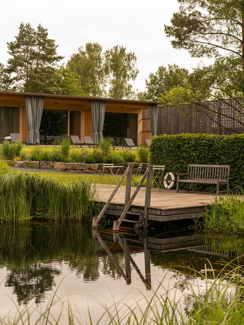 Bio-Hotel Rhön, moderne Architektur, unberührte Natur